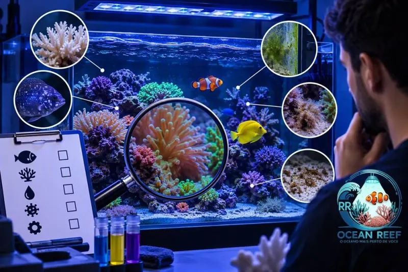 Consultoria Inteligente RR Ocean Reef (Diagnostico sobre os principais problemas aquário)